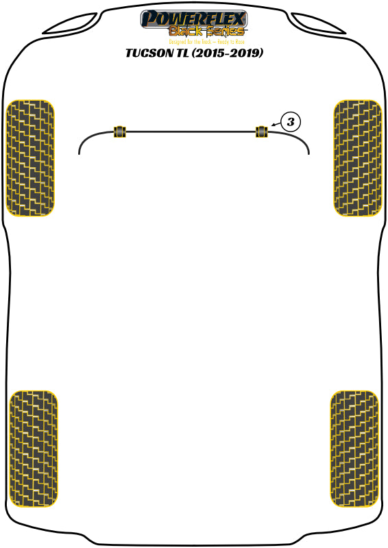 Front Anti Roll Bar Bush 20mm