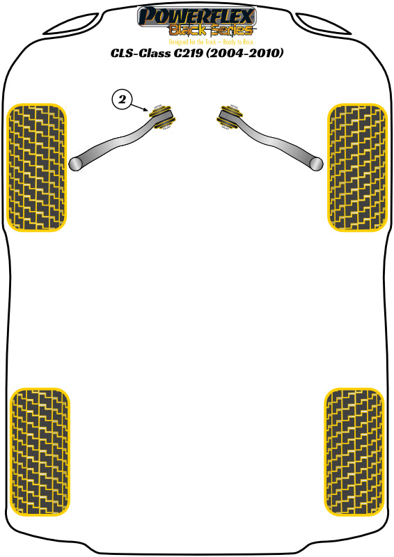 Mercedes-Benz Front Upper Arm Inner Bush Caster Adjustable