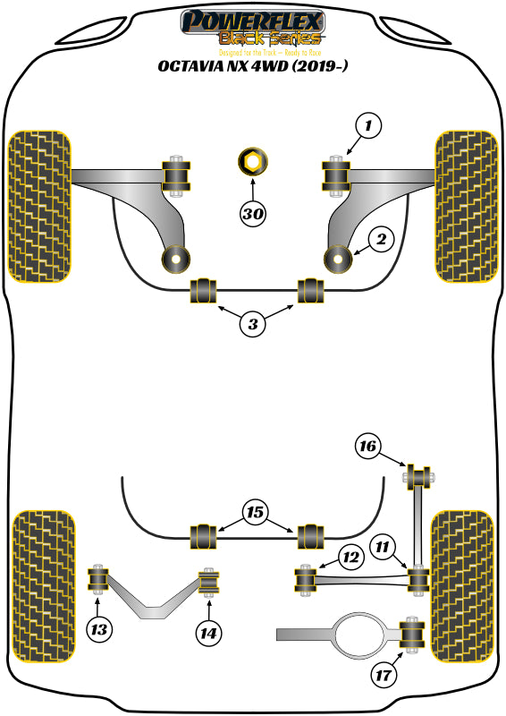Rear Upper Wishbone Outer Bush
