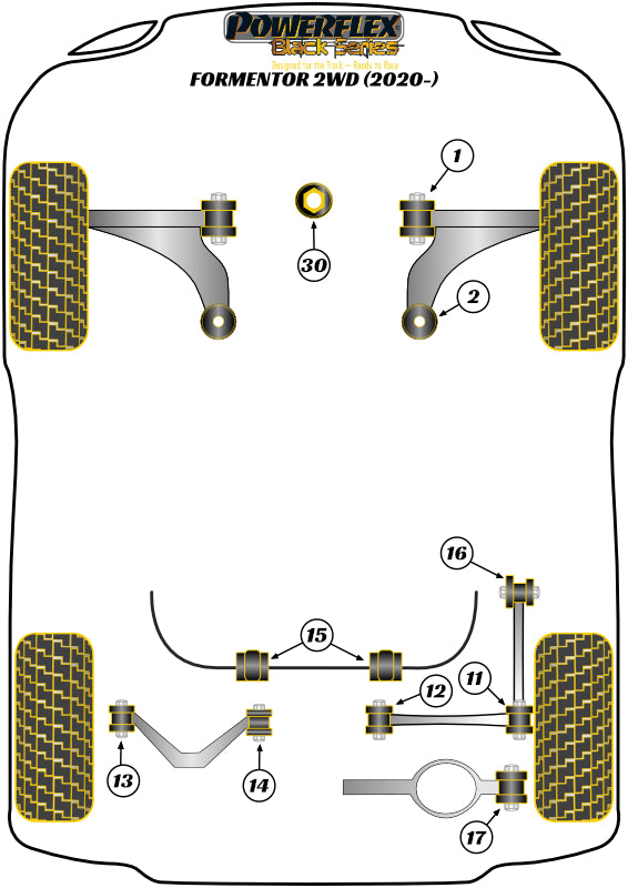 Rear Lower Track Rod Outer Bush