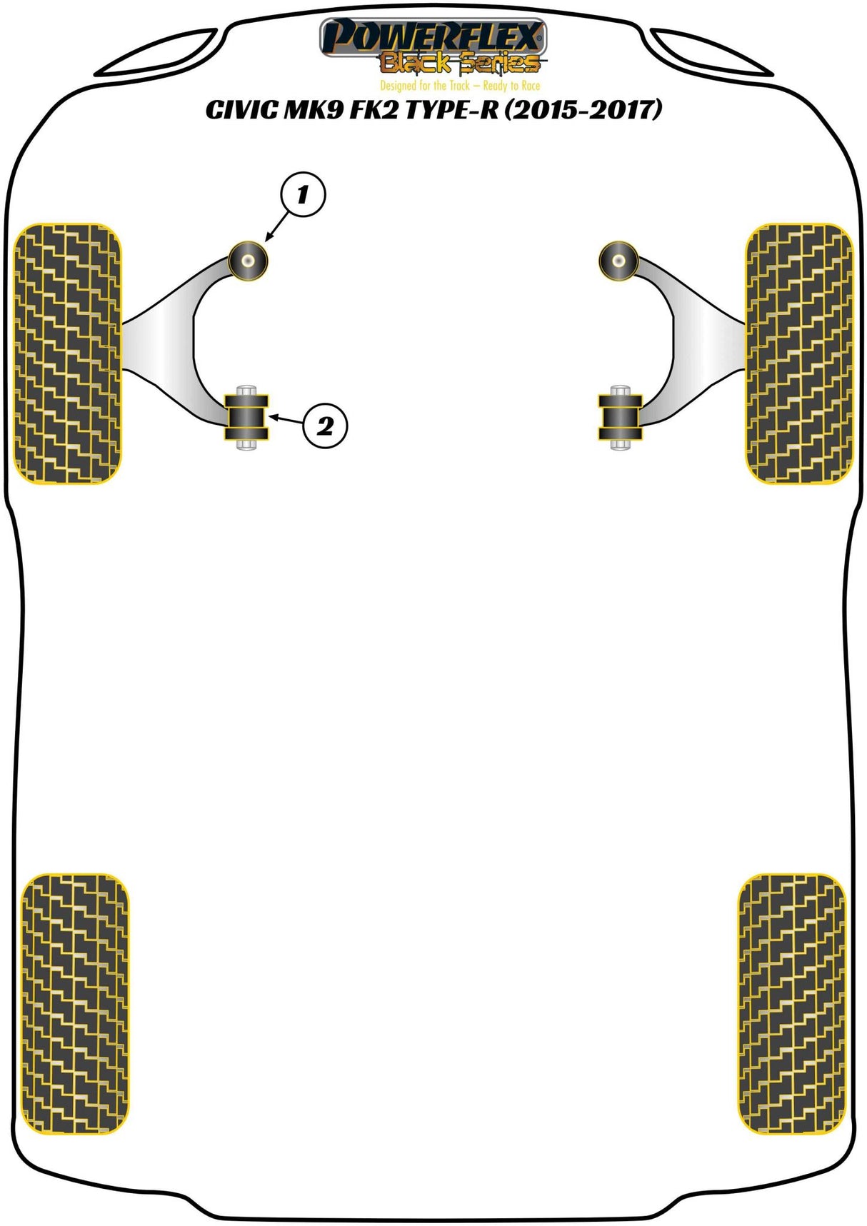 Honda Civic Front Wishbone Rear Bush