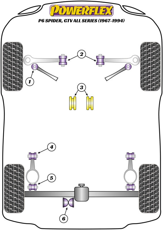 Alfa Romeo Rear Trailing Arm Front Bush