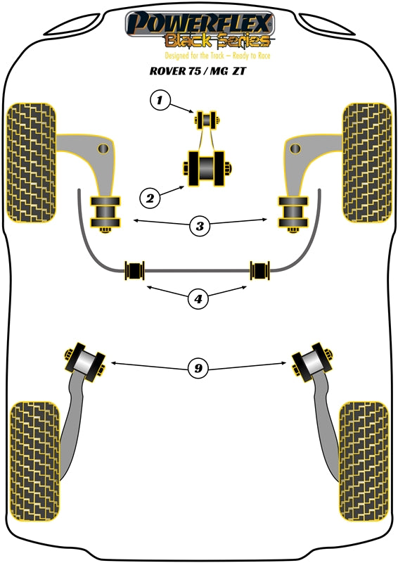 Lower Engine Mount Large Bush
