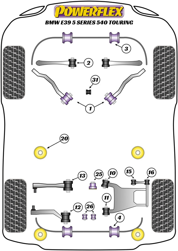BMW Rear Diff Front Mounting Bush