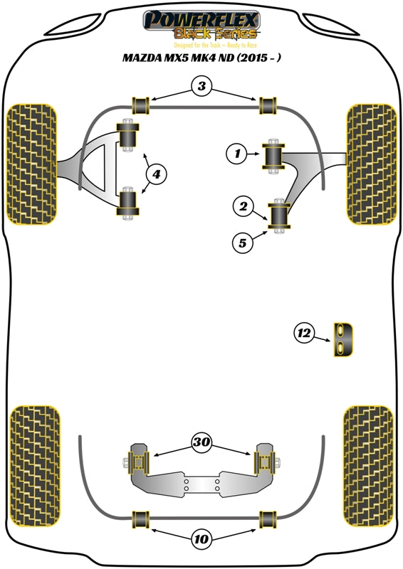 Front Lower Arm Rear Bush
