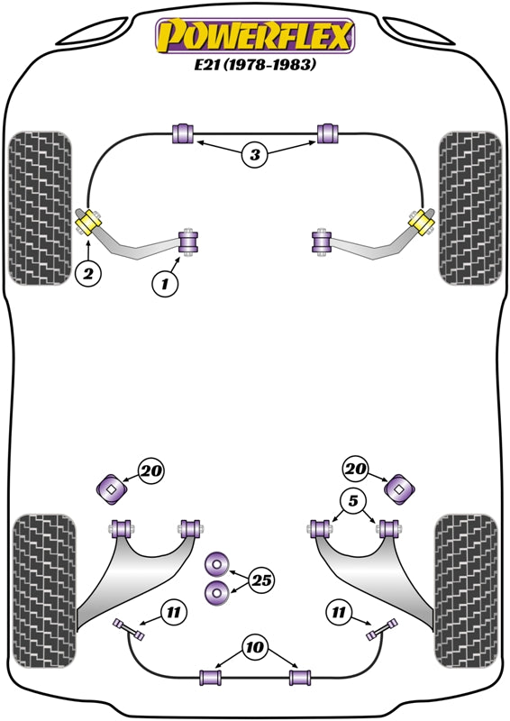 BMW 3 Series Rear Axle Carrier Mount Bush