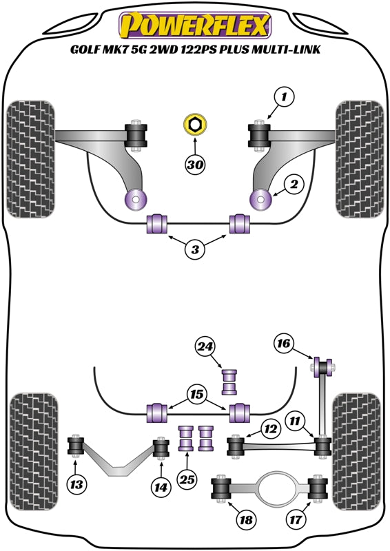 Lower Engine Mount (Large) Insert Track Use