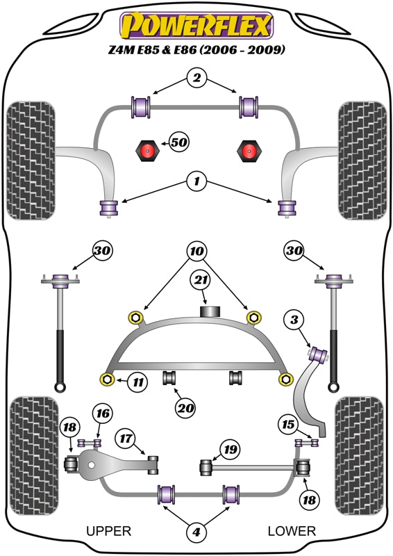 BMW Shift Arm Front Bush Oval