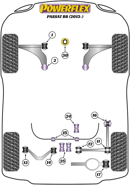 Lower Engine Mount (Large) Insert Track Use
