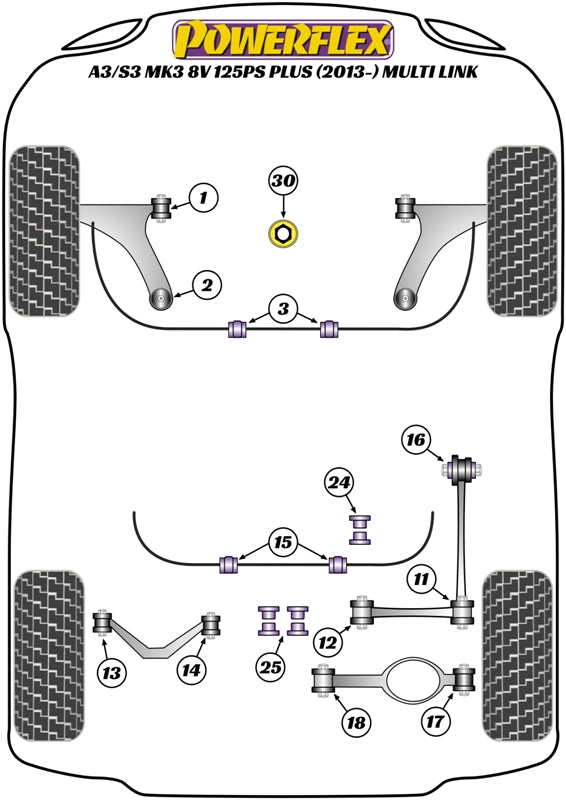 Lower Engine Mount Insert (Large) Diesel