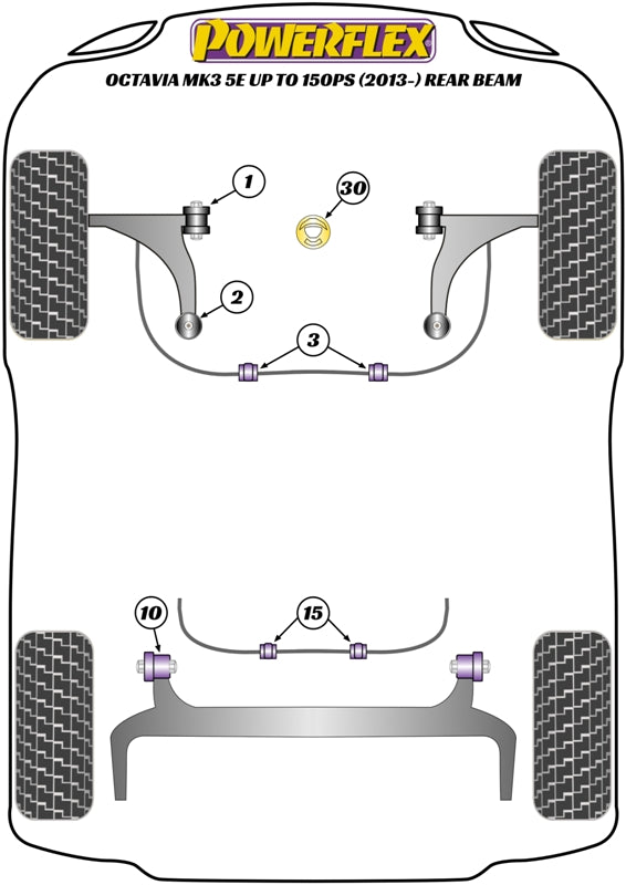 Lower Engine Mount (Large) Insert Track Use
