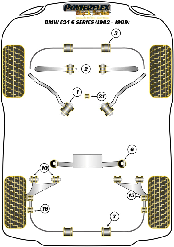 BMW Front Anti Roll Bar Mounting Bush 13mm
