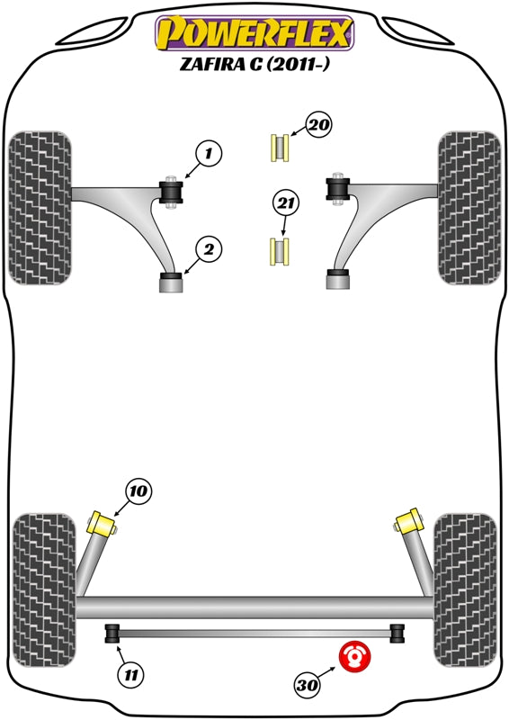 Rear Engine Mounting Insert Diesel
