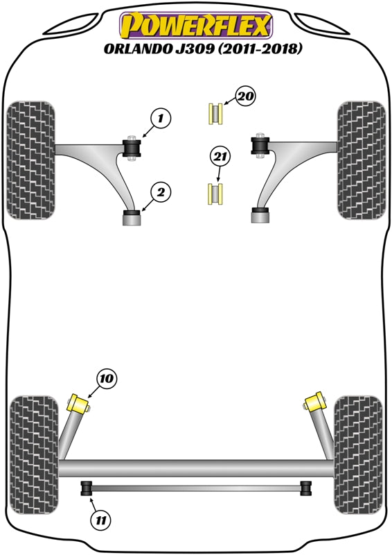 Front Control Arm Rear Bush