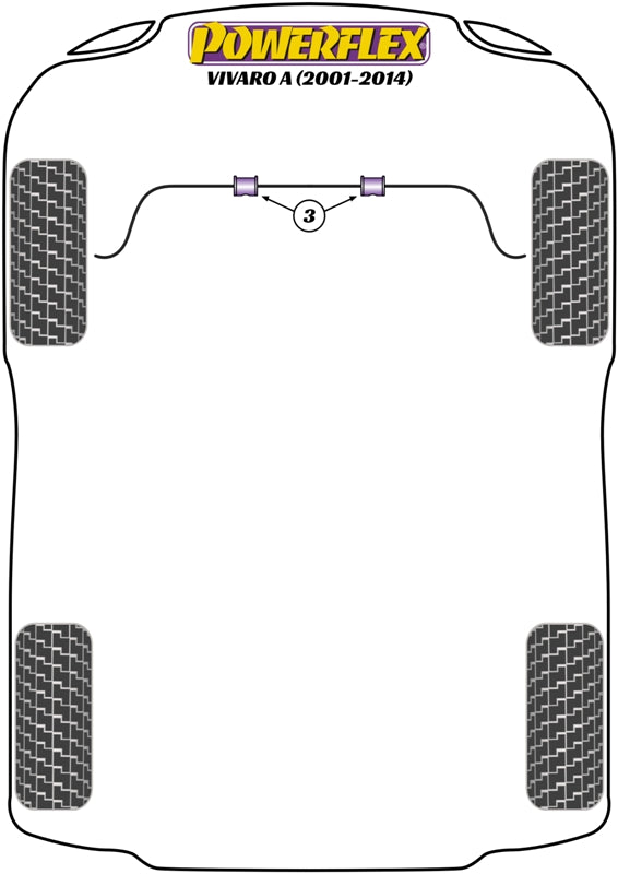 Front Anti Roll Bar Bush 23mm
