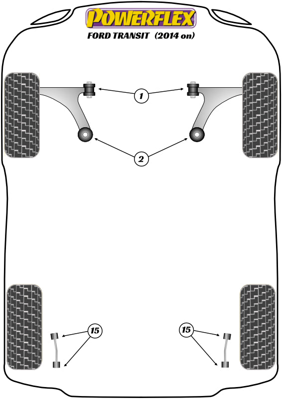 Ford Transit Rear Drop Link Bush