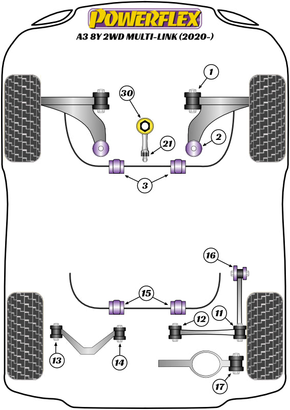 Rear Lower Track Rod Inner Bush