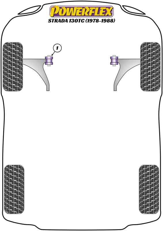 Fiat Ritmo / Strada Abarth 130TC (1978-1988) Front Wishbone Inner Bush