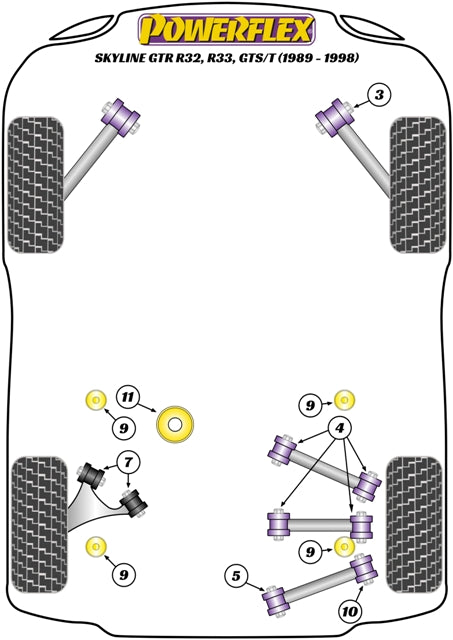 Nissan Rear Differential Front Mounting Bush