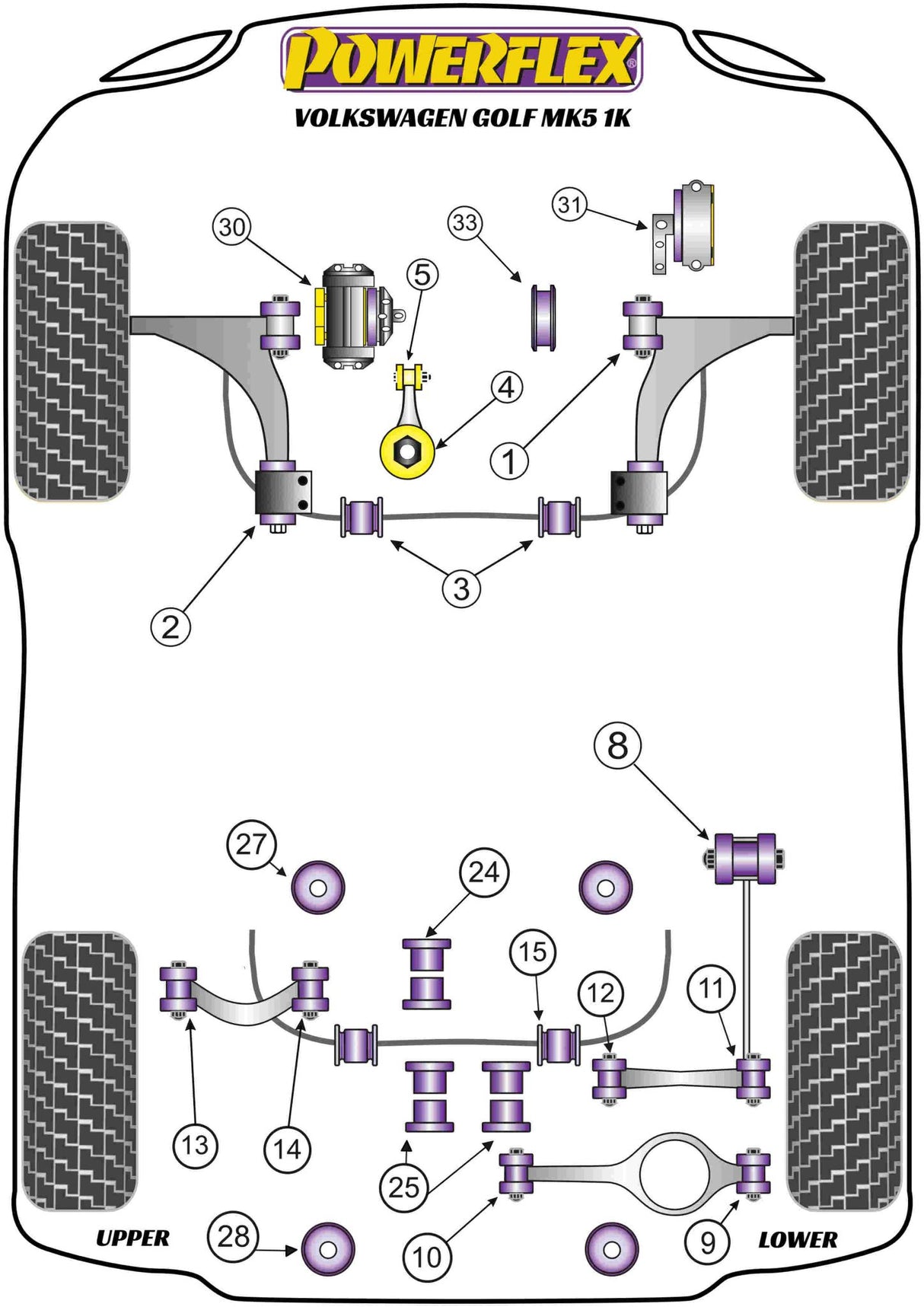 Lower Engine Mount Insert (Large) Track