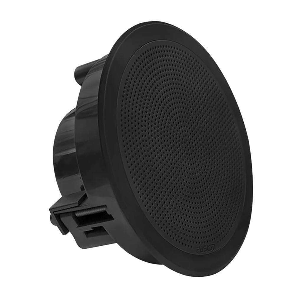 FUSION 6.5" 120-WATT ROUND BLACK FLUSH MOUNT MARINE SPEAKERS - 010-02299-01