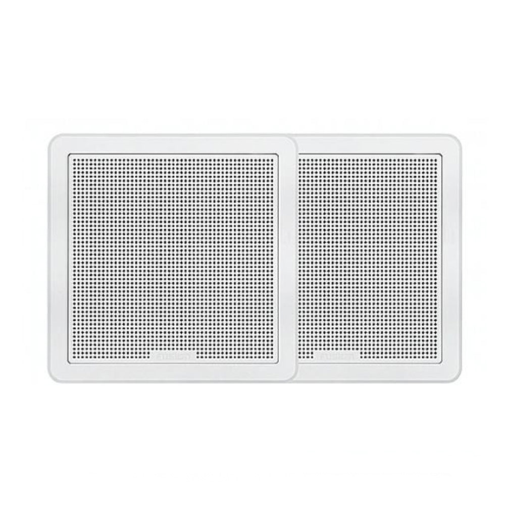 FUSION FM SERIES 7.7" 200W FLUSH MOUNT MARINE SQUARE WHITE SPEAKE - 010-02300-10