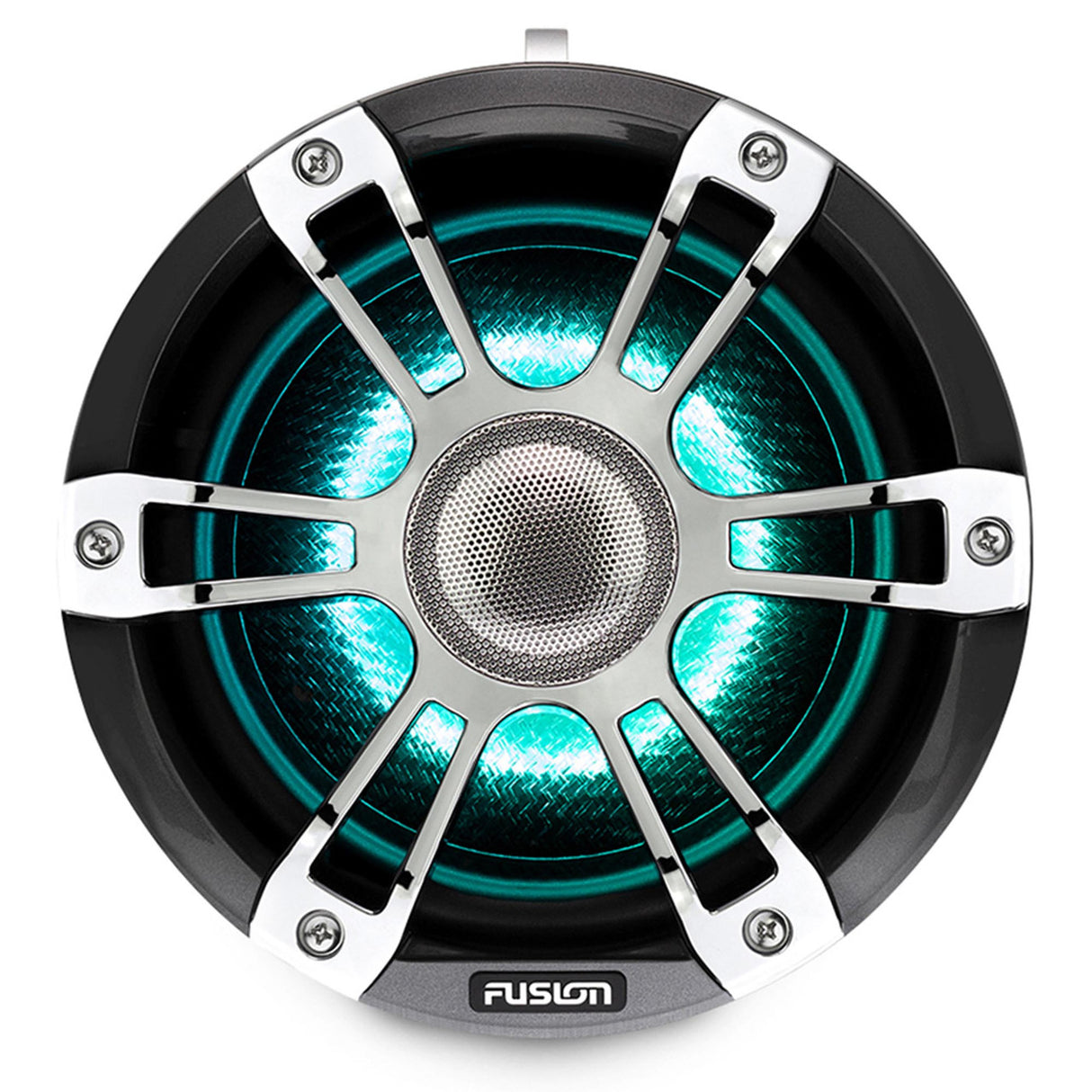 FUSION 8.8'' SPORTS GRILLE GREY CHROME TOWER SPEAKER WITH LEDS SG - 010-02437-00