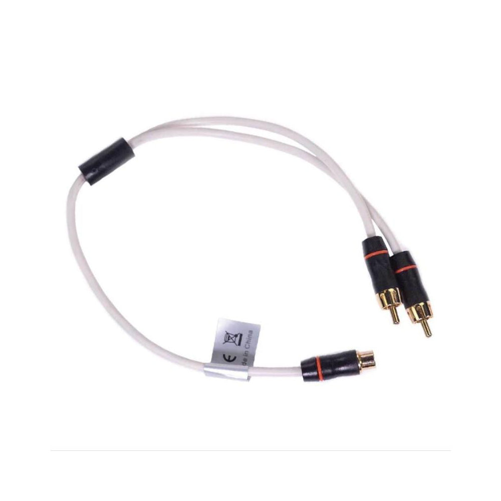 FUSION MS-RCAYM RCA SPLITTER CABLE FEMALE TO DUAL MALE - 010-12621-00