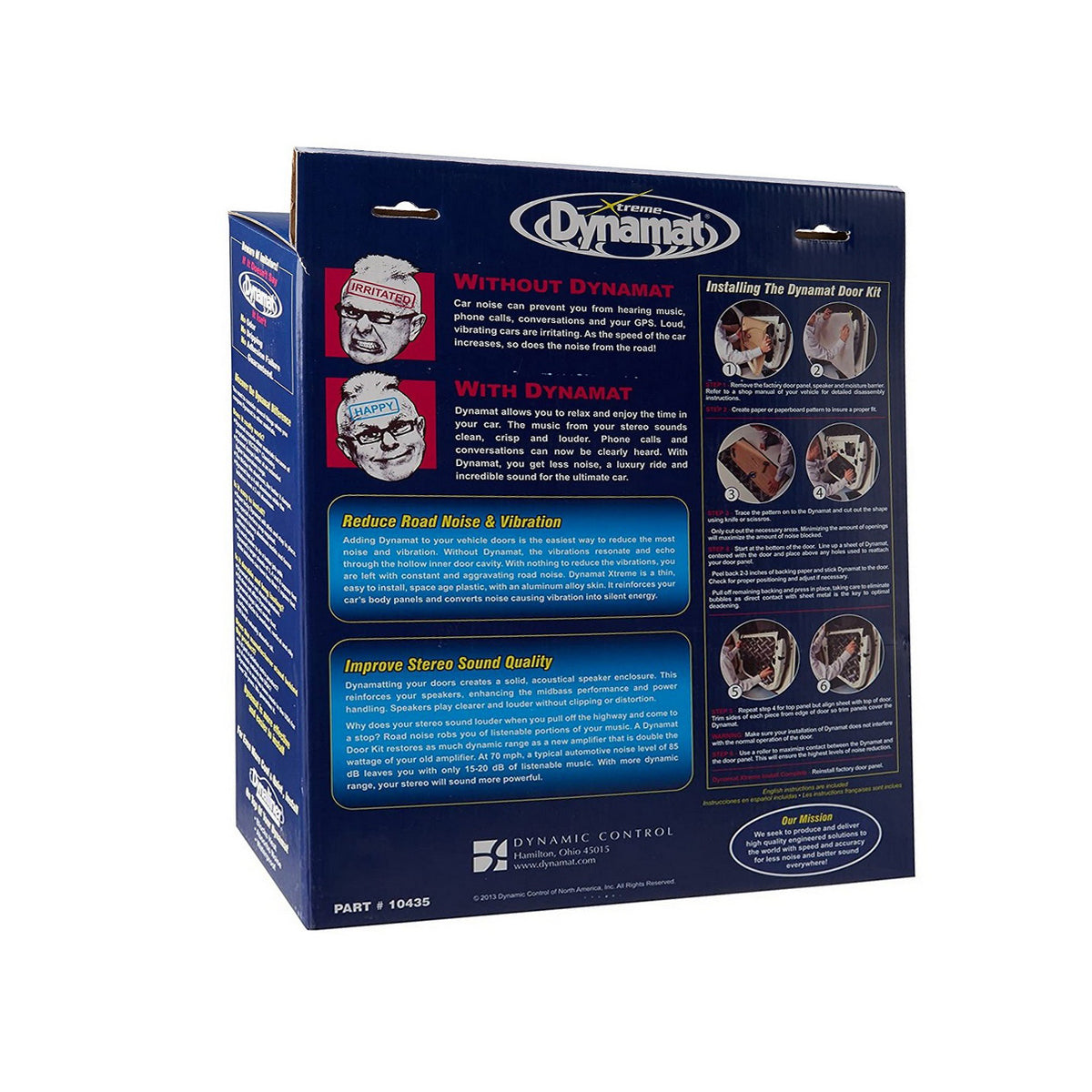 DYNAMAT XTREME DOOR KIT SOUND DEADENING (305MM x 914MM x 1.72MM) 4 SHEET - 10435