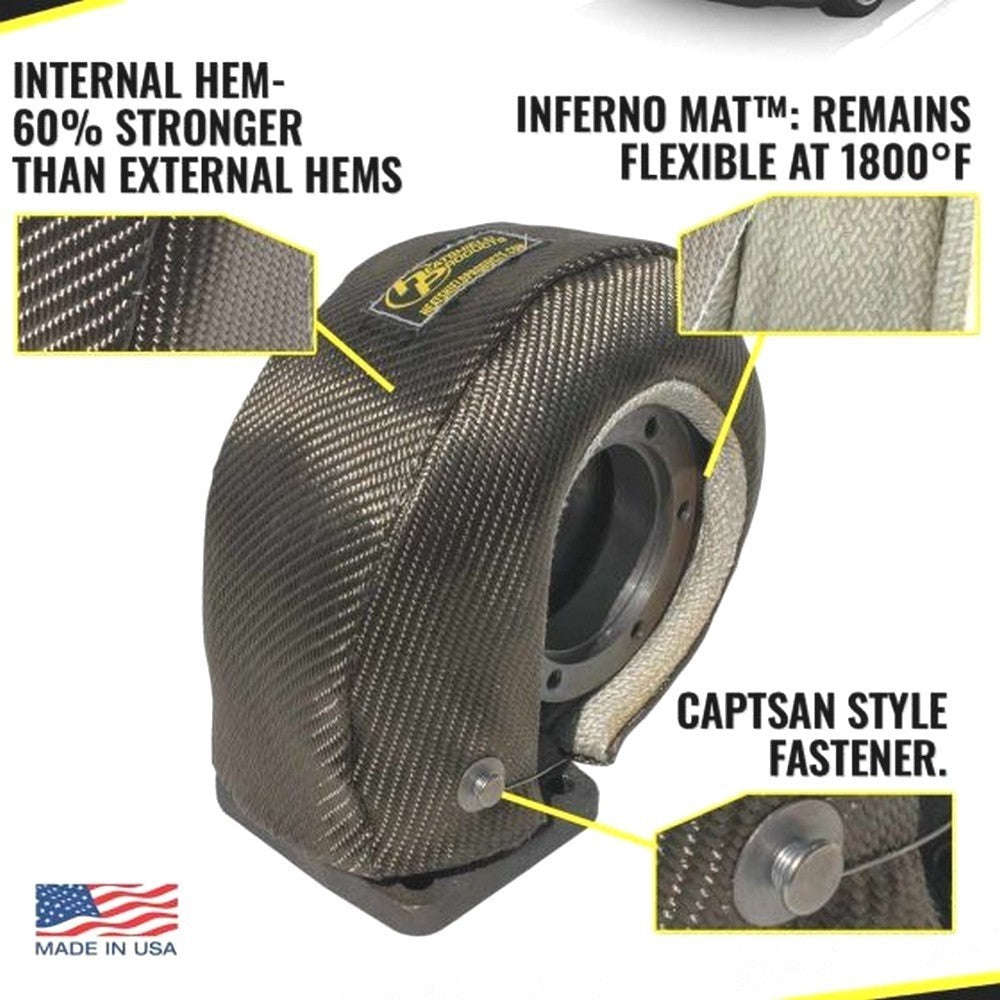 HEATSHIELD LAVA TURBO COVER FOR TURBOCHARGER T6 - 300076