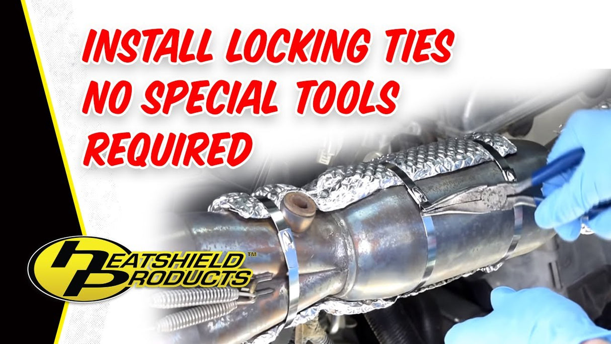 HEATSHIELD THERMAL TIES 3/16" X 8" - 8 PACK - 200MM - 350008