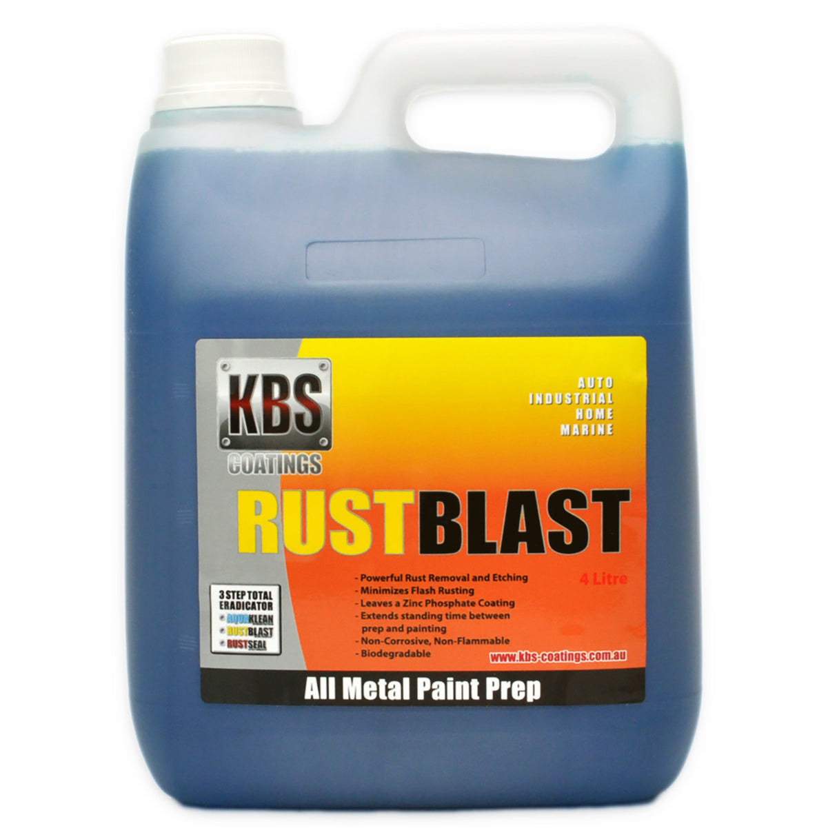 KBS RUSTBLAST WATER BASED RUST REMOVER 4 LITRE - 3500