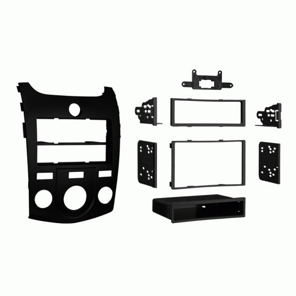 FITTING KIT KIA CERATO 2008 - 2012 DIN & DOUBLE DIN (BLACK) - 99-7338B