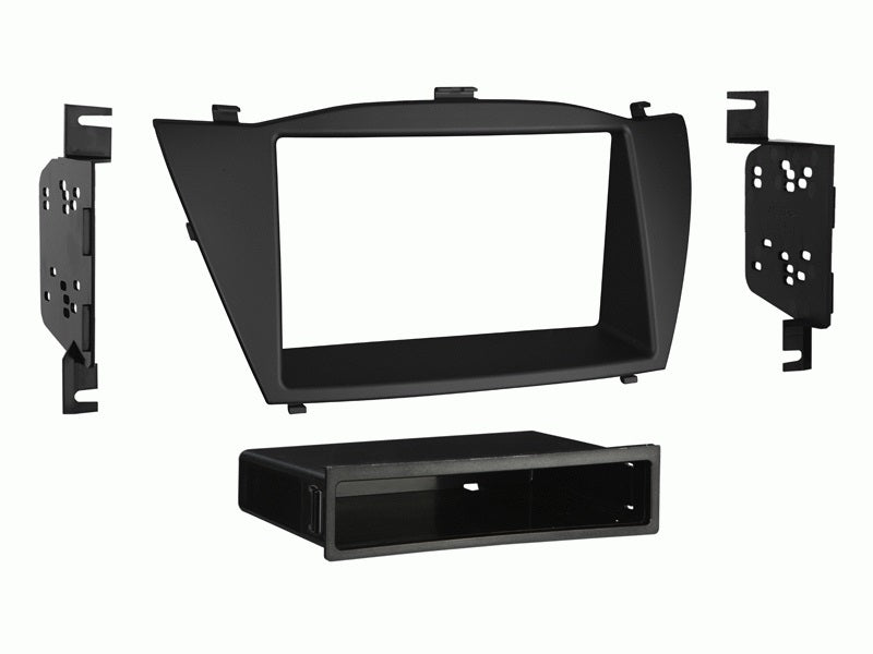 FITTING KIT HYUNDAI IX35 , TUCSON 2010 - 2015 DIN & DOUBLE DIN (BLACK - 99-7341B