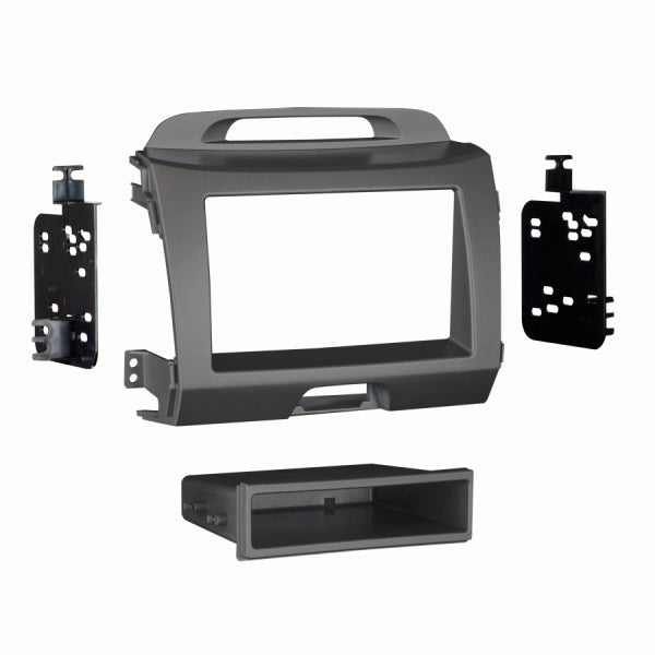 FITTING KIT KIA SPORTAGE 2011 - 2016 DIN & DOUBLE DIN (GREY) - 99-7344G