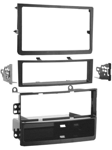 FITTING KIT NISSAN 350Z 2006 - 2008 DIN & DOUBLE DIN (BLACK) - 99-7602