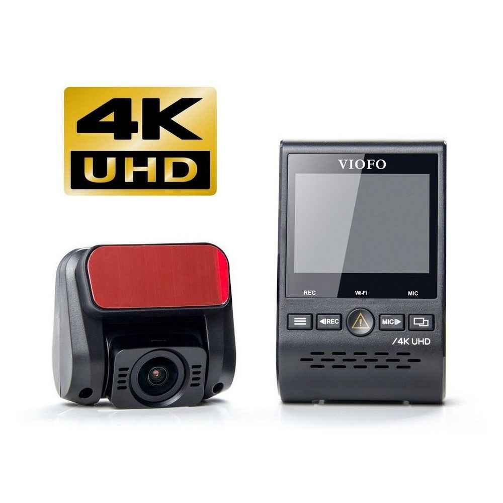 VIOFO DASHCAM 4K A129 PRO DUO FRONT + HD 1080P REAR DUAL WIFI GPS - A129PRODUO-G