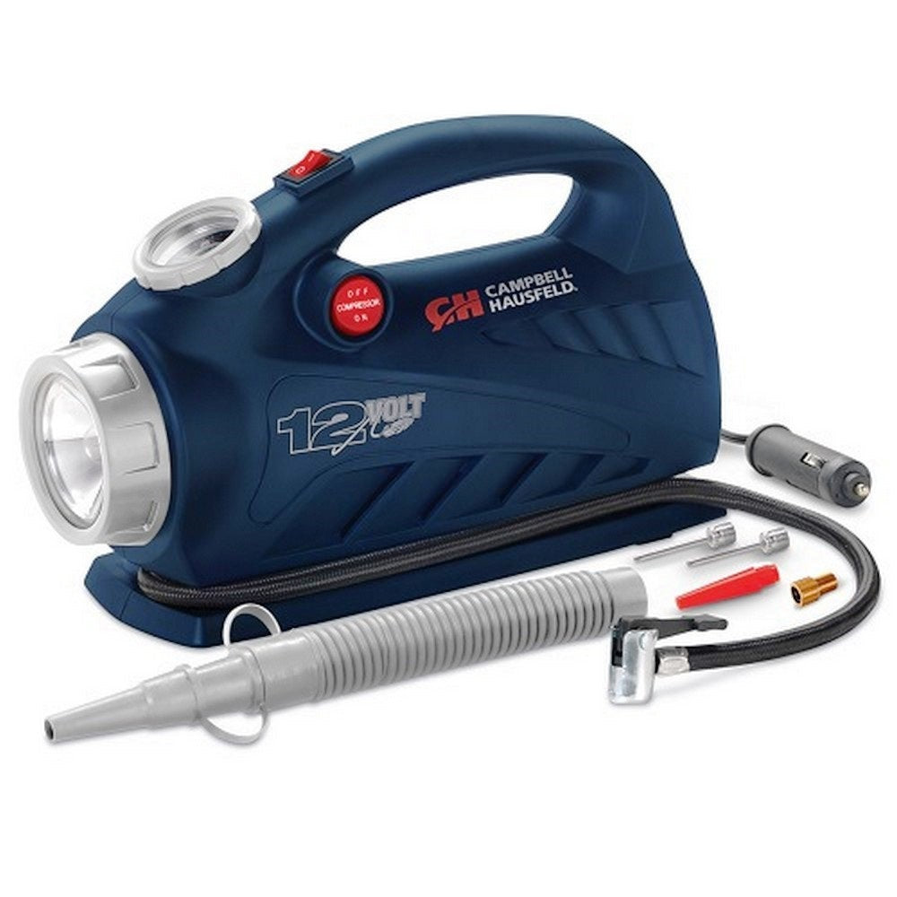 CAMPBELL HAUSFELD INFLATOR 12V WITH LIGHT 150PSI NOZZLE - AF010800
