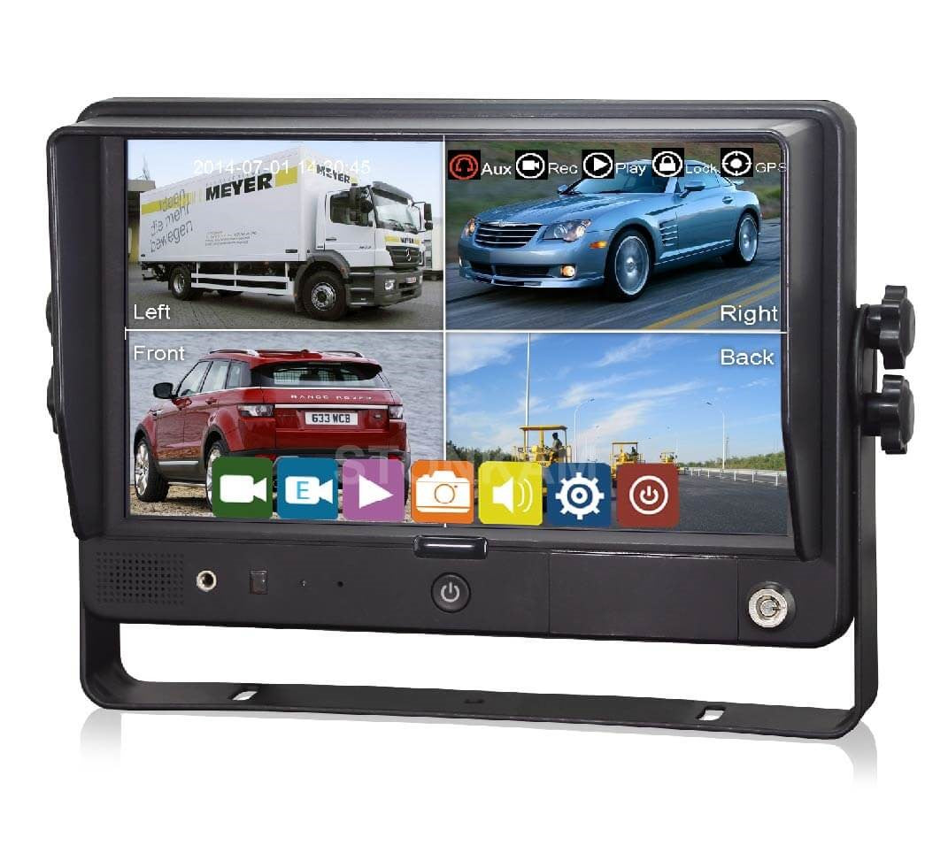 AUTOVIEW 9" TOUCH PANEL MONITOR WITH DVR BUILT IN - AVRS09DVR