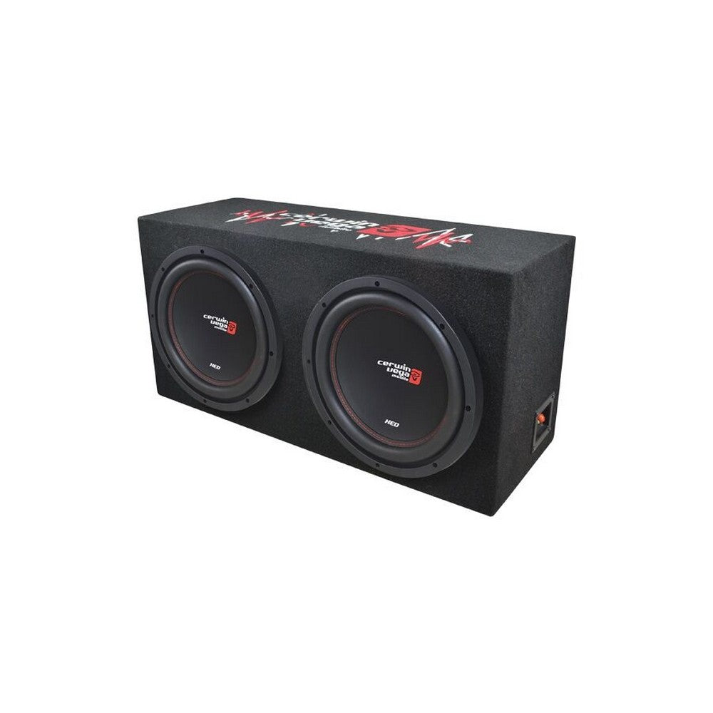 CERWIN VEGA XED 12" SUBWOOFER AND ENCLOSURE WITH AMPLIFIER BASSKIT PAC - BKX212S