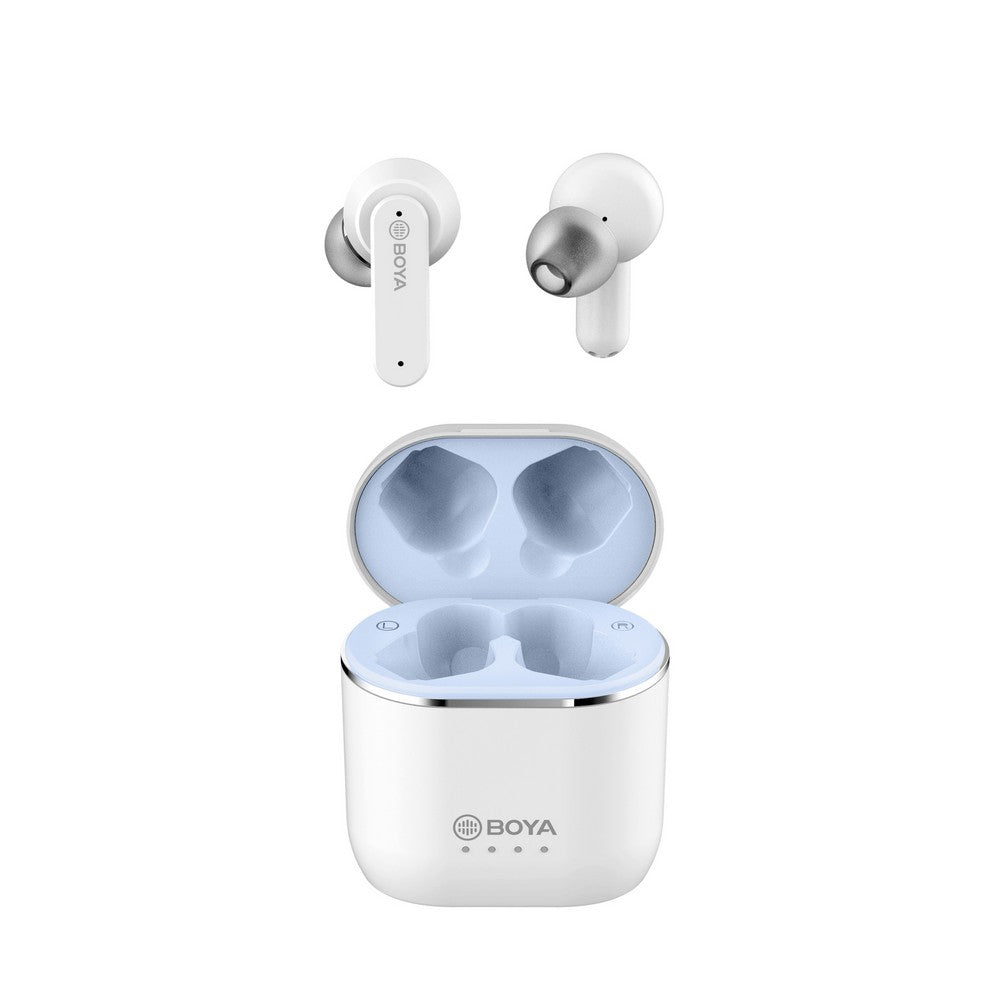 BOYA TRUE WIRELESS SEMI-IN-EAR EARBUDS WHITE - BY-AP4-WHITE