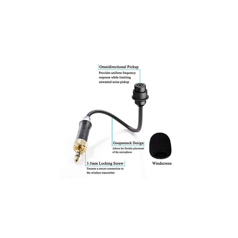 BOYA 3.5MM LOCKING-TYPE MINI GOOSENECK OMNI FLEXIBLE MIC - BY-UM2