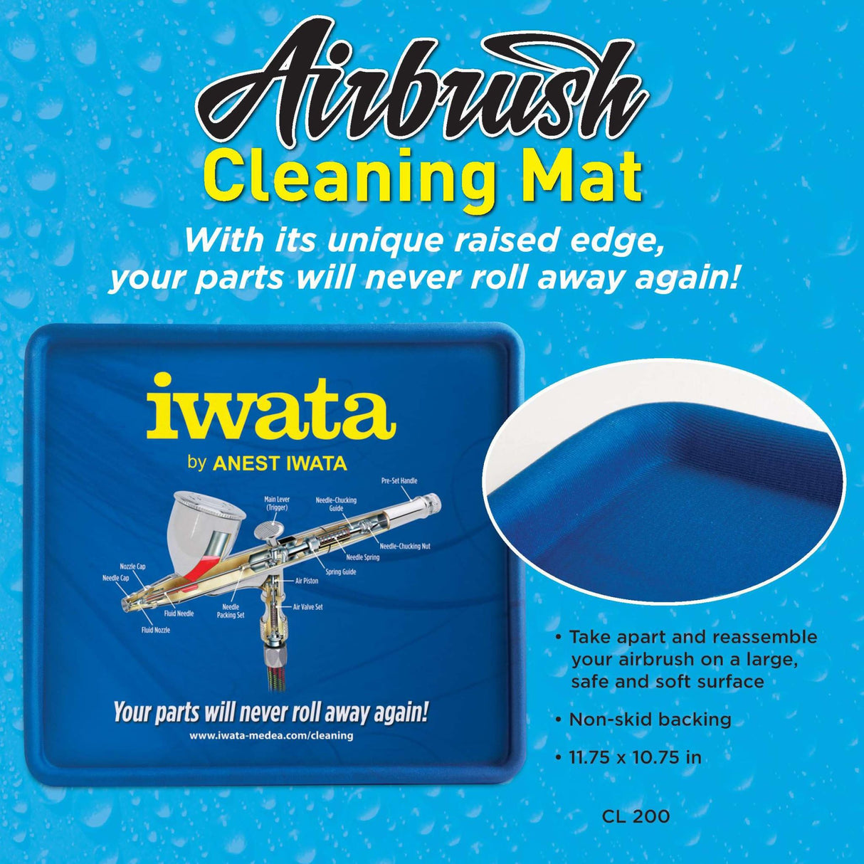 IWATA AIRBRUSH CLEANING MAT - CL200