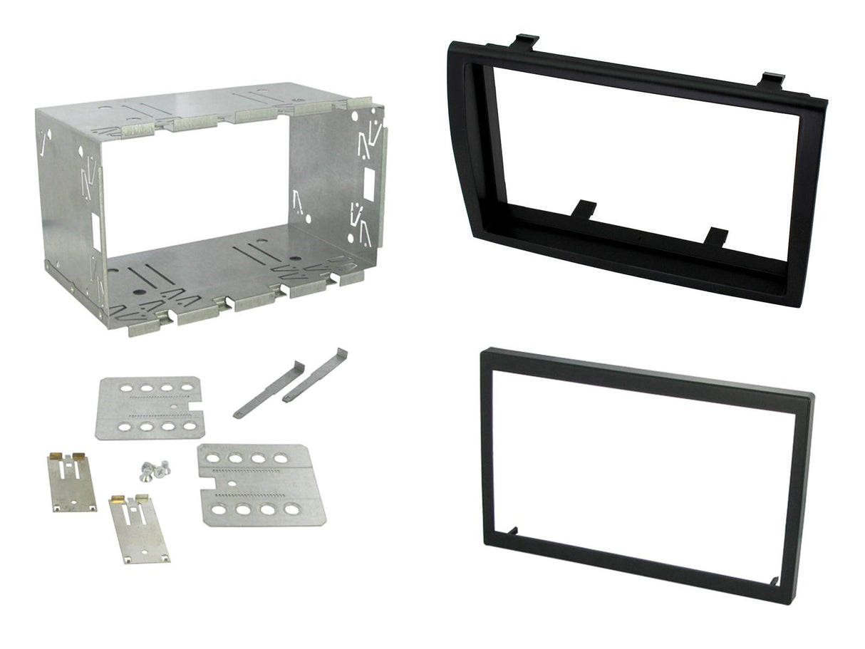 FITTING KIT FIAT DUCATO (250) 2006 - 2011 DOUBLE DIN WITH CAGE (BLACK - CT23FT02