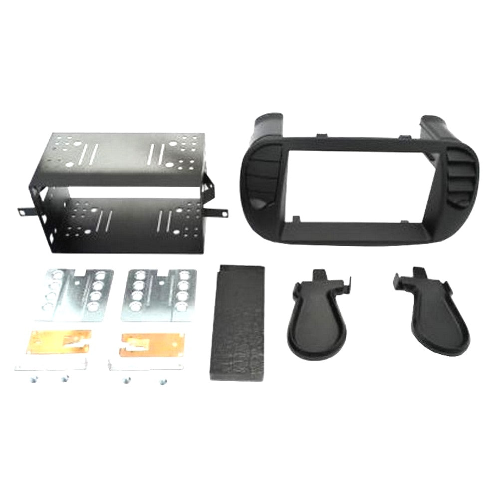 FITTING KIT FIAT 500 2007 - 2015 DOUBLE DIN (WITH CAGE AND VENT EXTEN - CT23FT25