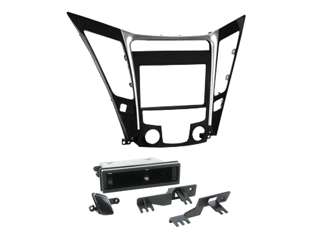 FITTING KIT HYUNDAI SONATA 2011 - 2014 DIN & DOUBLE DIN (BLACK/SILVER - CT23HY14