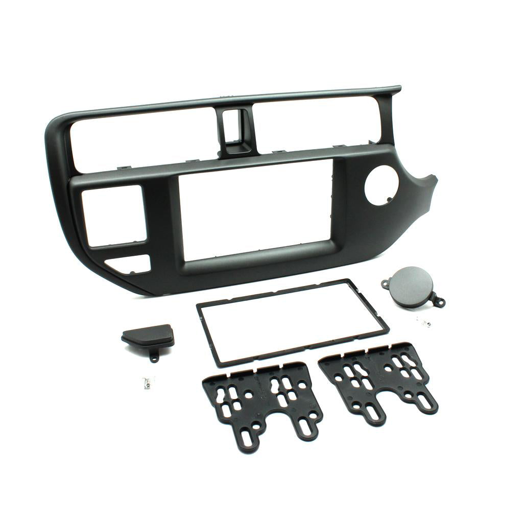 FITTING KIT KIA RIO 2011 - 2017 DOUBLE DIN (BLACK) - CT23KI45