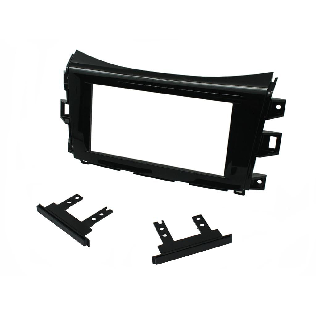 FITTING KIT NISSAN NAVARA , NP300 2015 - 2020 DOUBLE DIN (GLOSS BLAC - CT23NS25