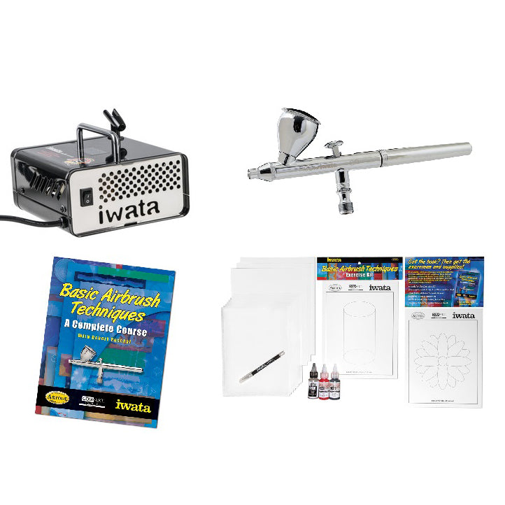 IWATA AIRBRUSH KIT HOBBY HP.CN + IS35 + VT070 + VT075 - HOBBY.KIT2