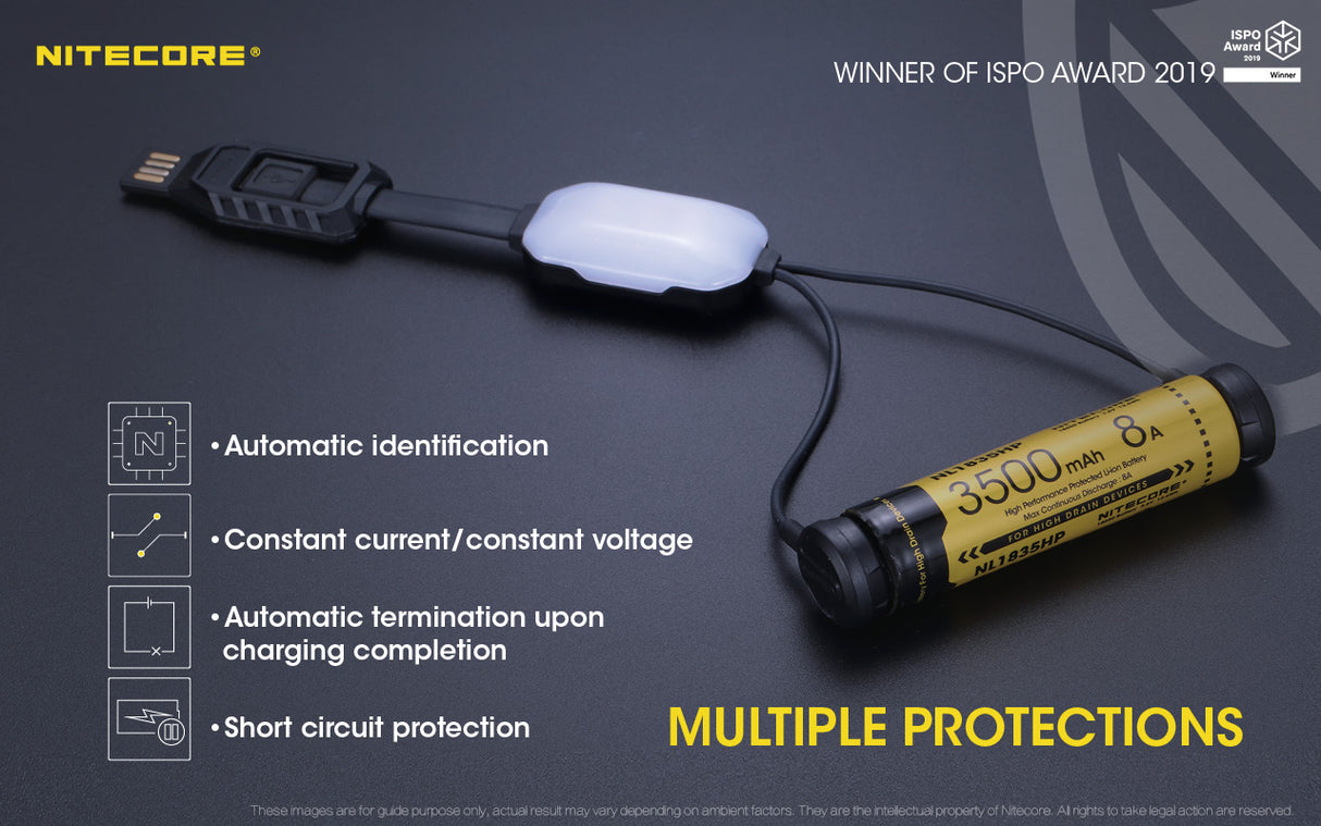 NITECORE MAGNETIC CHARGER POWER BANK AND LIGHT 3 IN 1 - LC10